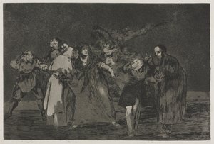 Sananlaskut: Haavat paranevat nopeammin kuin hätäiset sanat, 1864. tekijältä Francisco de Goya