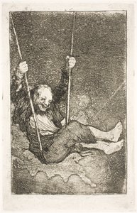 Velho keinussa tekijältä Francisco de Goya