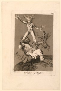 Ylös ja alas tekijältä Francisco de Goya y Lucientes