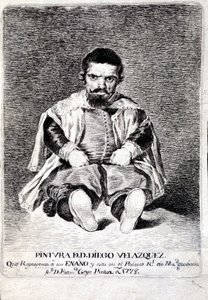 Kääpiö, Sebastián de Morra, Felipe IV: n hovissa tekijältä Francisco de Goya