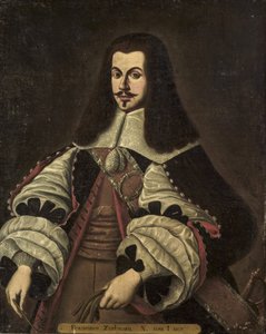 Barokki : Francisco de Zurbaranin (1598-1664) muotokuva, Nimetön, 1600-luvun loppu. Öljy kankaalle tekijältä Francisco de Zurbaran