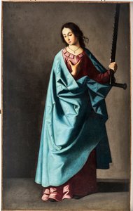Suuri marttyyri Euphemia (öljy kankaalle tekijältä Francisco de Zurbaran