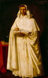 Isä Jeronimo Perezin muotokuva Francisco de Zurbaranin maalaus (1598-1664) tekijältä Francisco de Zurbaran