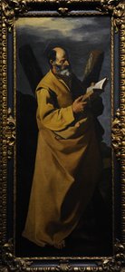 Pyhä Andreas, 1635-40 tekijältä Francisco de Zurbaran