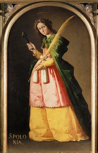 Pyhä Apollonia ... tekijältä Francisco de Zurbaran