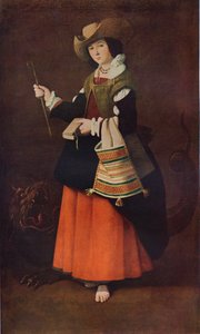 Pyhä Margareta Antiokilainen, c1630, 1937 tekijältä Francisco de Zurbaran
