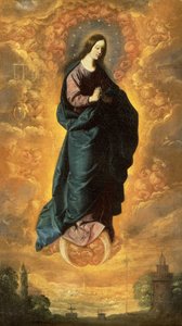 Immaculate Conception (öljy kankaalle) tekijältä Francisco de Zurbaran