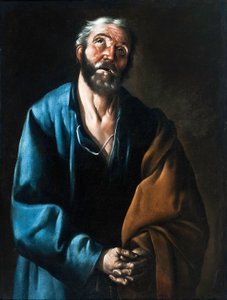 Espanjaksi:  Pietarin kyyneleet. tekijältä Francisco de Zurbaran
