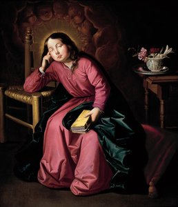 Lapsi Neitsyt nukkuu tekijältä Francisco de Zurbaran
