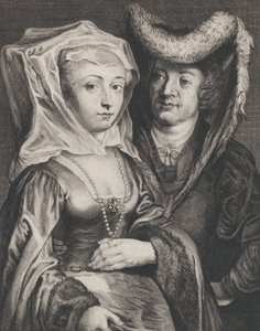 Pyhä Pepin I ja hänen tyttärensä Saint Begga, n. 1645-72.