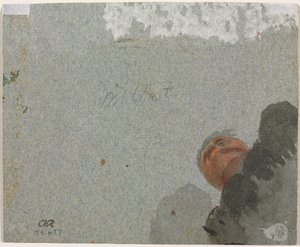 Tutkimus päästä alhaalta katsottuna, 1600-luvun kolmas neljännes.