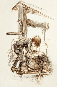 Kuvitus Jules Renardin teoksesta "Poil de Carotte" (1894)