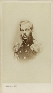 Retrat del comte Dmitry Alekseevich Miliutin 1816-1912. acabar