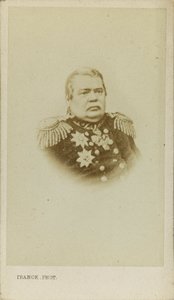 Kreivi Nikolai Muravjov-Amurskyn muotokuva 1809-1881, noin 1865.