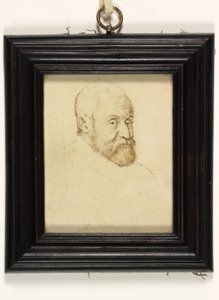 Herrasmies nimeltä Henri Prince De Lorraine (kynä ja muste paperille) tekijältä Franco Flemish School