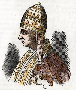 Keskiaika: Paavi Celestinus III:n (Celestine, Celestinus tai Caelestinus) (1191-1198) esitys Vatikaanin mysteereistä” Franco Mistrali