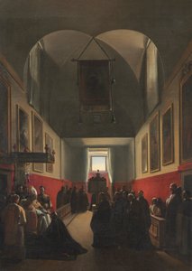 Kunnianosoitus piispalle tekijältä Francois-Marius Granet