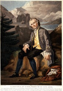 Jean Jacques Rousseau Sveitsissä, vainottu ja ilman turvapaikkaa. Charon d