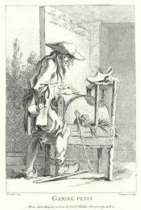 Veitsimylly (kaiverrus) tekijältä Francois (after) Boucher