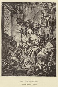 Äitiyshuolto tekijältä Francois (after) Boucher