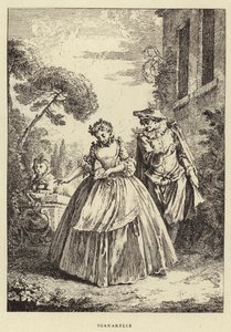 Sganarelle (kaiverrus) tekijältä Francois (after) Boucher