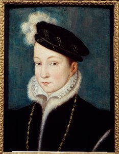 Muotokuva Francois II:sta (1544-1560) Ranskan kuninkaasta François Clouet