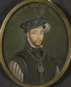 Ranskan kuninkaan Henrik II:n (1519-59) muotokuva