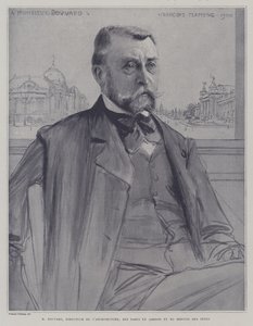 Joseph-Antoine Bouvard, ranskalainen arkkitehti ja hallintovirkamies (litho)