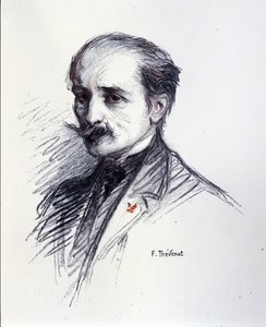 Edmond Rostandin muotokuva. (1868-1918) Piirustus Thévenot François (1856-1943). tekijältä Francois (after) Thevenot