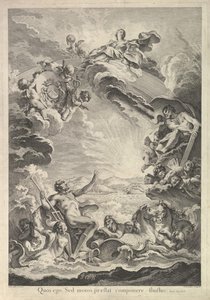 Neptunus rauhoittaa myrskyä Neptunus rauhoittaa myrskyä, 1700-luku.