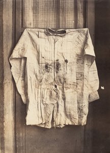 Keisarin paita, jota käytettiin hänen teloituksensa aikana, 1867.