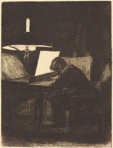 Printmaker (Kaivertaja) tekijältä François Bonvin