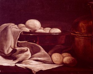 Francois Bonvinin (1817-1887) asetelma näyttää brie-juustoa, Detail tekijältä François Bonvin
