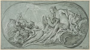 Amor ja Psyke tekijältä François Boucher