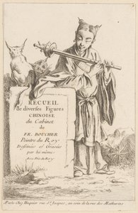 Kokoelma monipuolisia kiinalaisia hahmoja tekijältä François Boucher