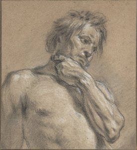 Miehen puolivartalokuva tekijältä François Boucher
