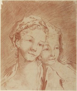 Kahden tytön päät tekijältä François Boucher