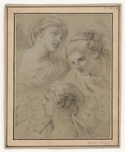 Pääkuvat, jotka esittävät esimerkkeinä erilaisia tunteita tekijältä François Boucher