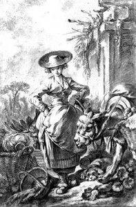 Lähdössä Marketille tekijältä François Boucher