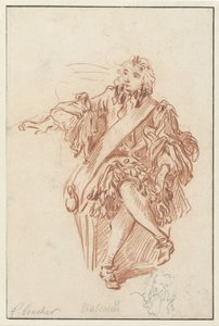 Mascarille istuu tekijältä François Boucher