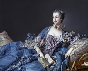 Markiisi de Pompadourin (1721-1764) muotokuva (Marquise de Pompadourin (tunnetaan nimellä Madame de Pompadour) Jeanne Antoinette Poissonin muotokuva
