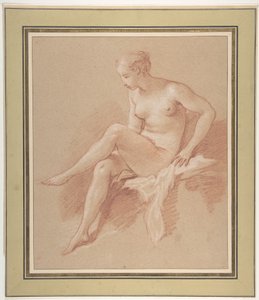 Istuva naisalastonkuva tekijältä François Boucher