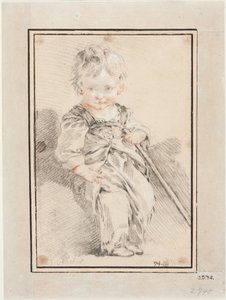Istuva poika tekijältä François Boucher