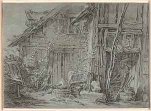 Rapistunut maalaistalo tekijältä François Boucher