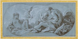 Cupidin kasvatus tekijältä François Boucher
