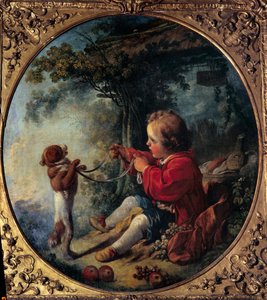 Tiedekoira François Boucherin (1703-1770) maalaus 1700-luvun Choletnin taide- ja historiamuseo tekijältä François Boucher