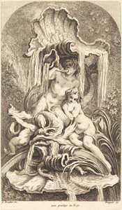 Triton ja nymfi tekijältä François Boucher