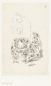 Kaksi katukauppiasta tekijältä François Boucher