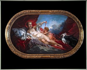 Venus  Amor tekijältä François Boucher