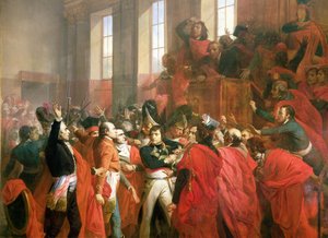 Bonaparte ja viidensadan neuvosto St. Cloudissa, 10. marraskuuta 1799, 1840 (yksityiskohta 50509)